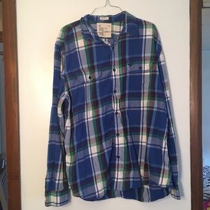 American Eagle Vintage Fit Long Sleeve Button Down